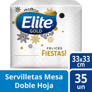 Servilleta Elite Gold Navidad doble hoja 35 un