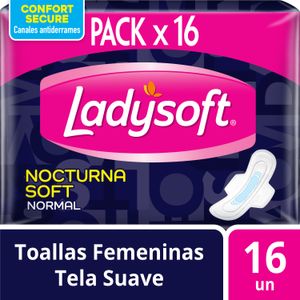 Toallas femeninas Ladysoft Nocturna 16 un