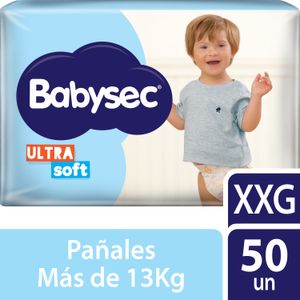 Pañales Babysec Ultrasoft XXG 50 un