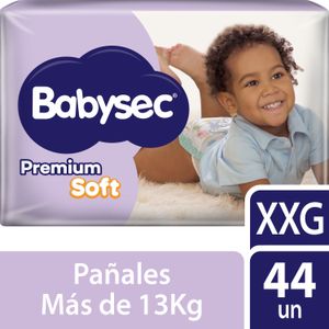 Pañales Babysec Premium Soft XXG 44 un