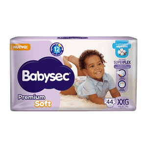 Pañales Babysec Premium Soft XXG 44 un