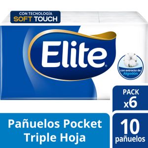 Pañuelos Elite Pocket 6 un