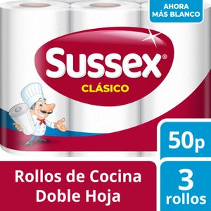 Rollo de cocina Sussex Clásico 50 paños 3 un