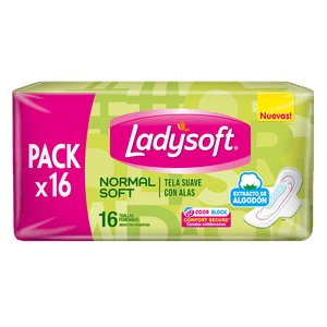 Toallas femeninas Ladysoft Normal Soft 16 un