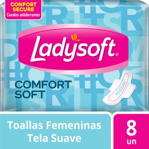 Toallas femeninas Ladysoft Comfort Soft 8 un