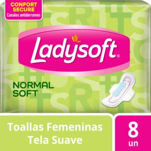 Toallas femeninas Ladysoft Normal Soft 8 un