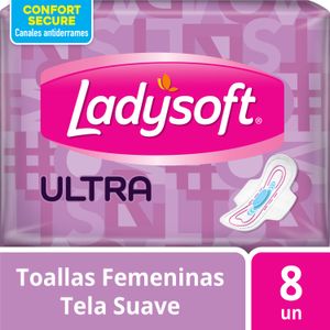 Toallas femeninas Ladysoft Ultra suave 8 un