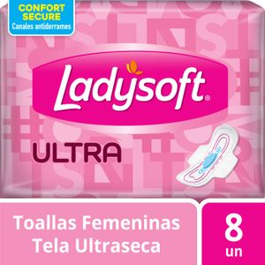 Toallas femeninas Ladysoft Ultra seca 8 un