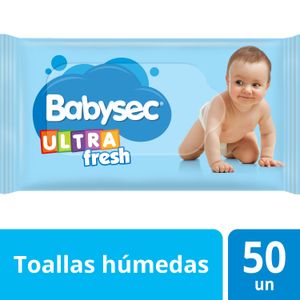 Toallas húmedas Babysec Ultrafresh 50 un