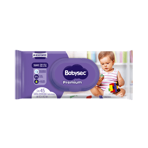 Toallas húmedas Babysec Premium 45 un