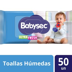 Toallas húmedas Babysec Ultrafresh 50 un