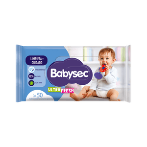 Toallas húmedas Babysec Ultrafresh 50 un