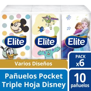 Pañuelos Elite Pocket Disney 6 un