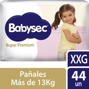 Pañales Babysec Super Premium XXG 44 un