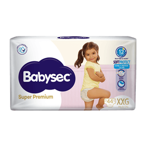 Pañales Babysec Super Premium XXG 44 un