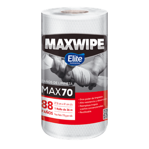 Paños de limpieza Maxwipe Elite Professional Max70 88 paños